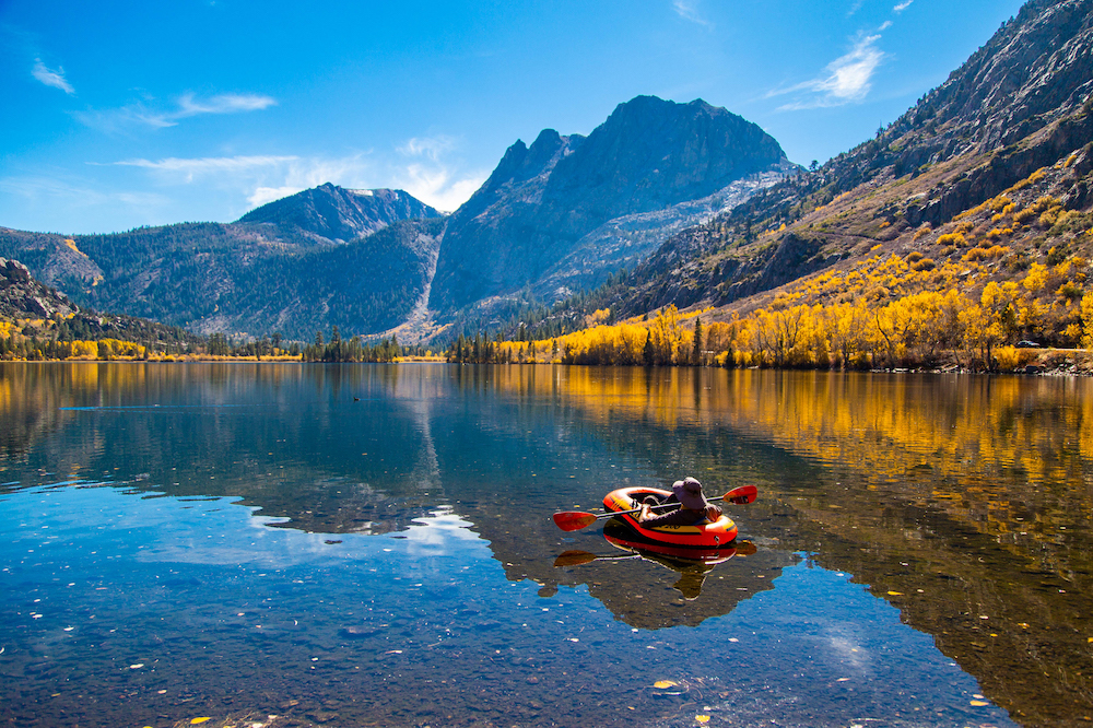 mammoth lakes địa điểm mùa thu 
