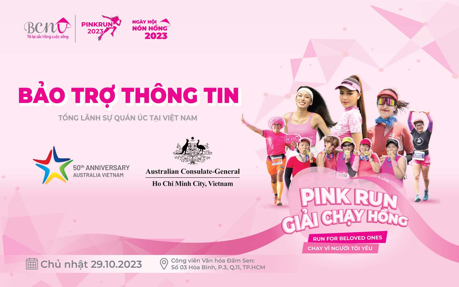 giải chạy hồng vì bệnh nhân ung thư
