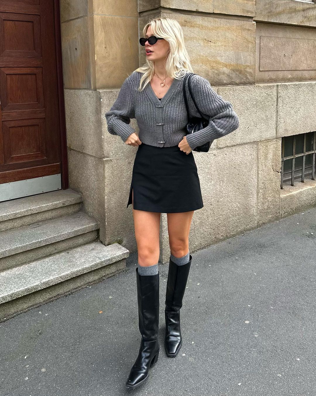 linda.sza diện croptop xám