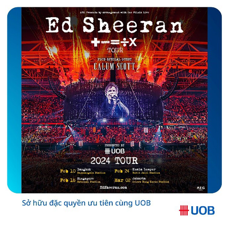 ed sheeran uob ngân hàng