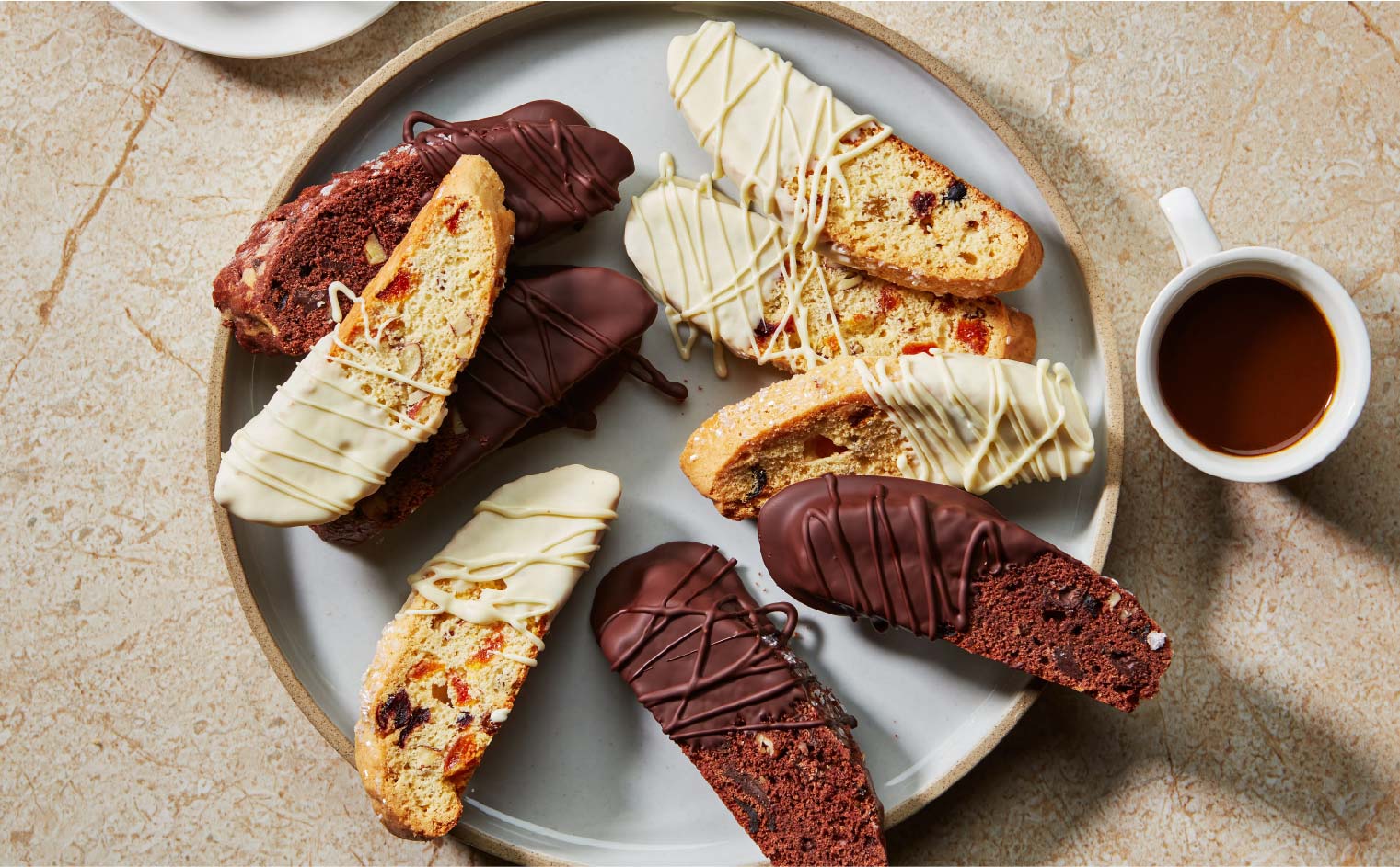 bánh biscotti ăn vặt tết