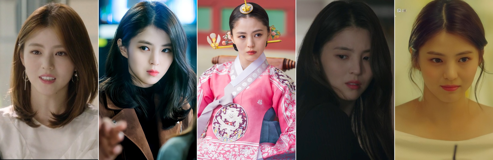 Tạo hình của Han So Hee trong các bộ phim từ năm 2017-2019