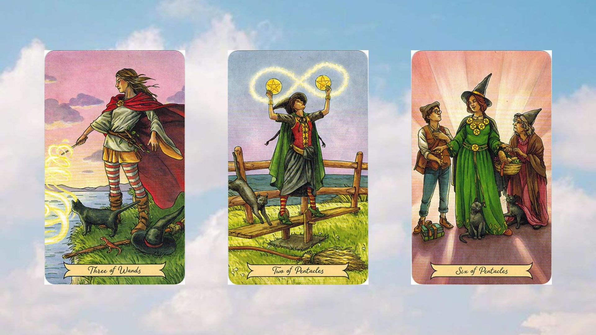 trải bài tarot 3