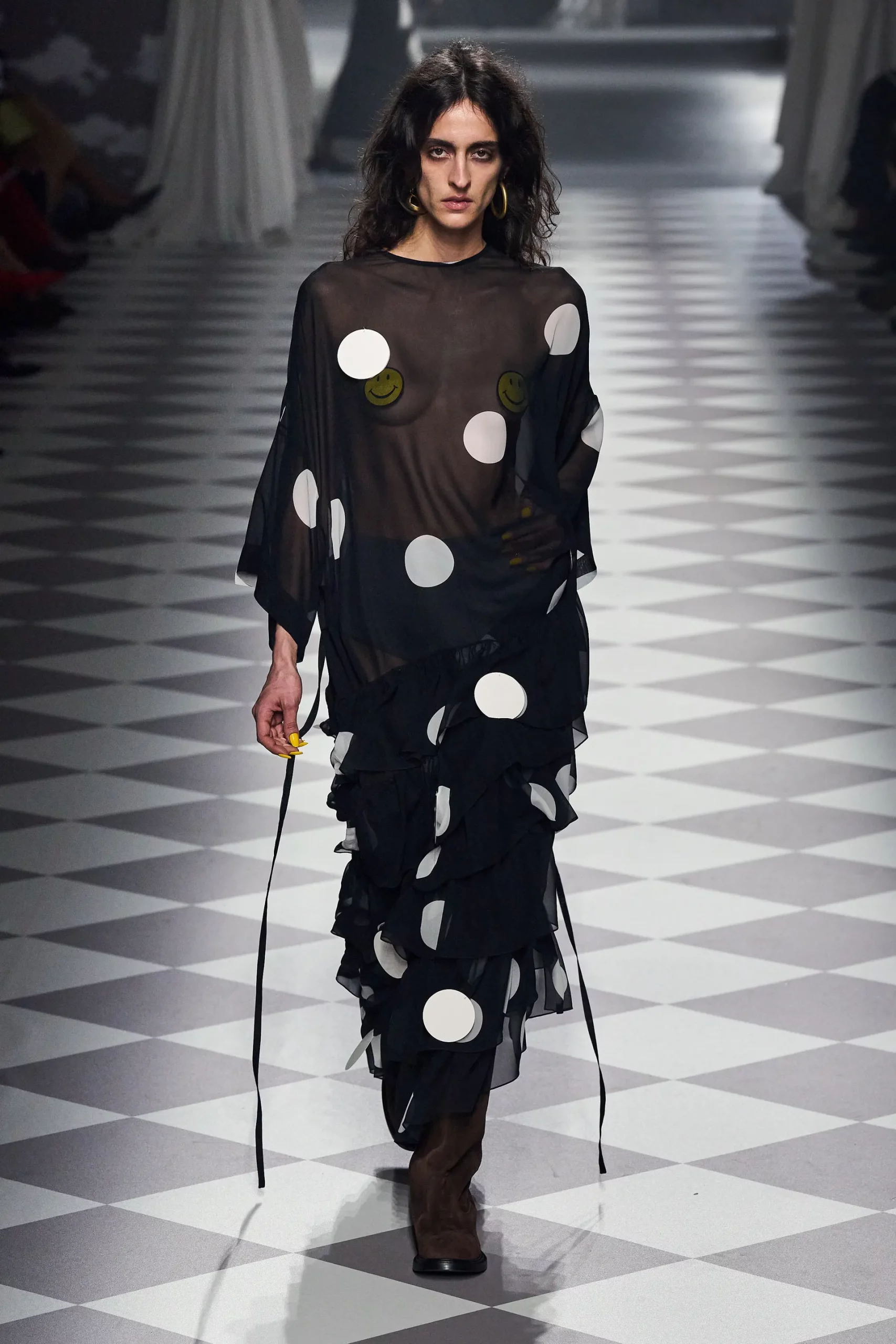 Moschino Thu - Đông 2024. (Ảnh: Getty Images)