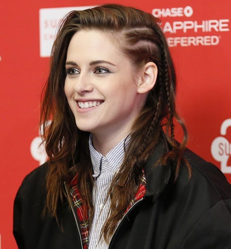 Kristen Stewart kiểu tóc cho người cung Lửa