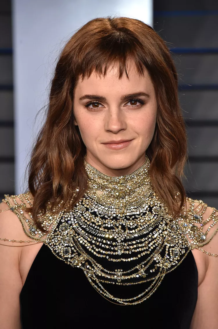 Emma Watson tóc mái ngố baby