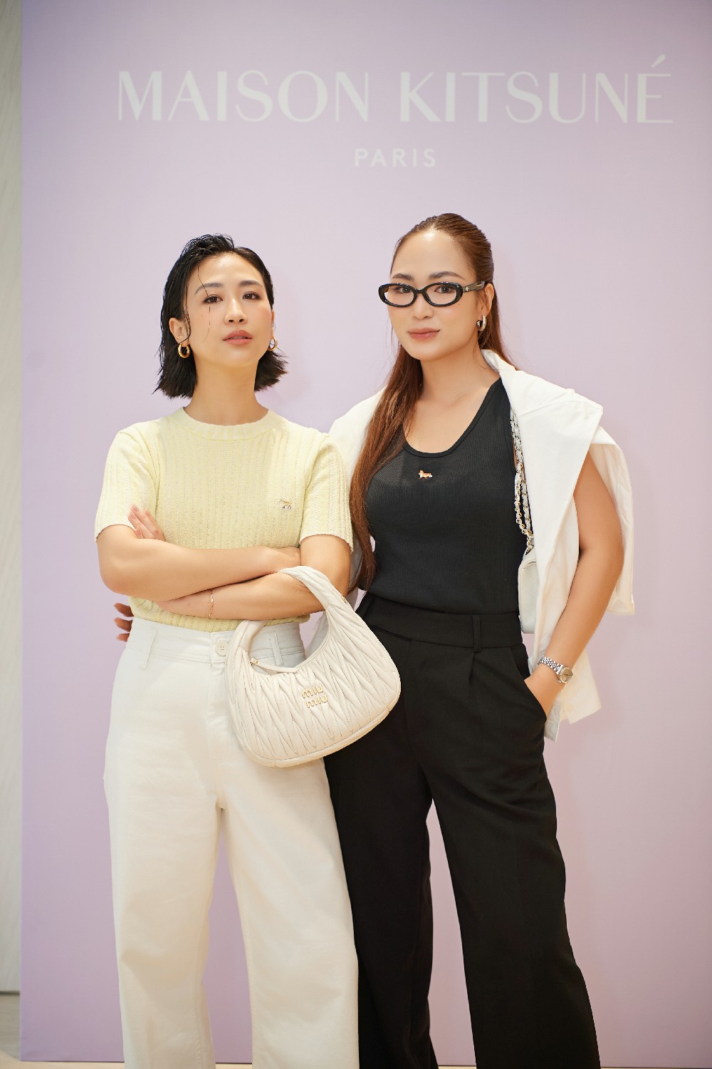 Phạm Minh Hà và Natalie Maison Kitsuné