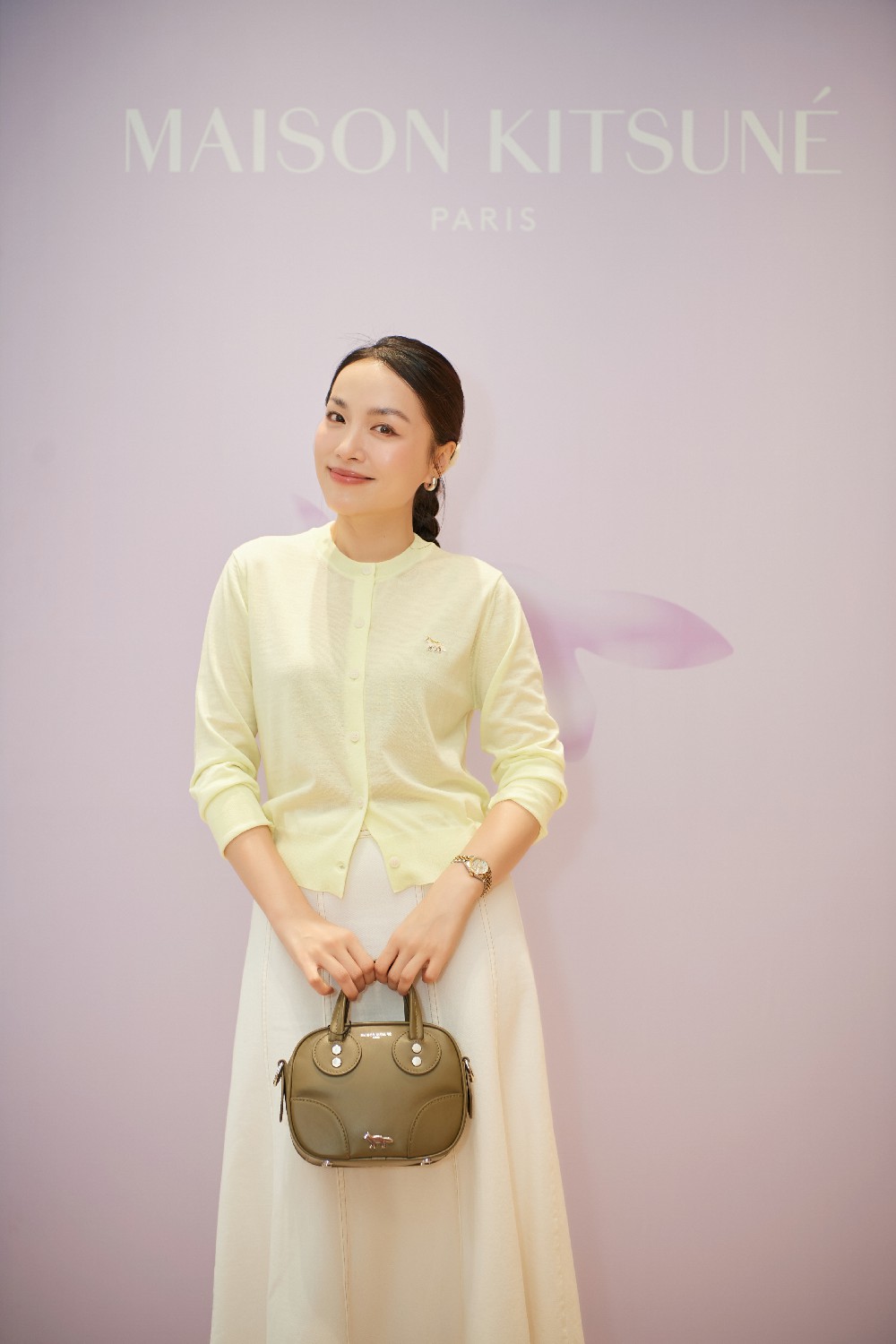 Hà Trúc diện Maison Kitsuné