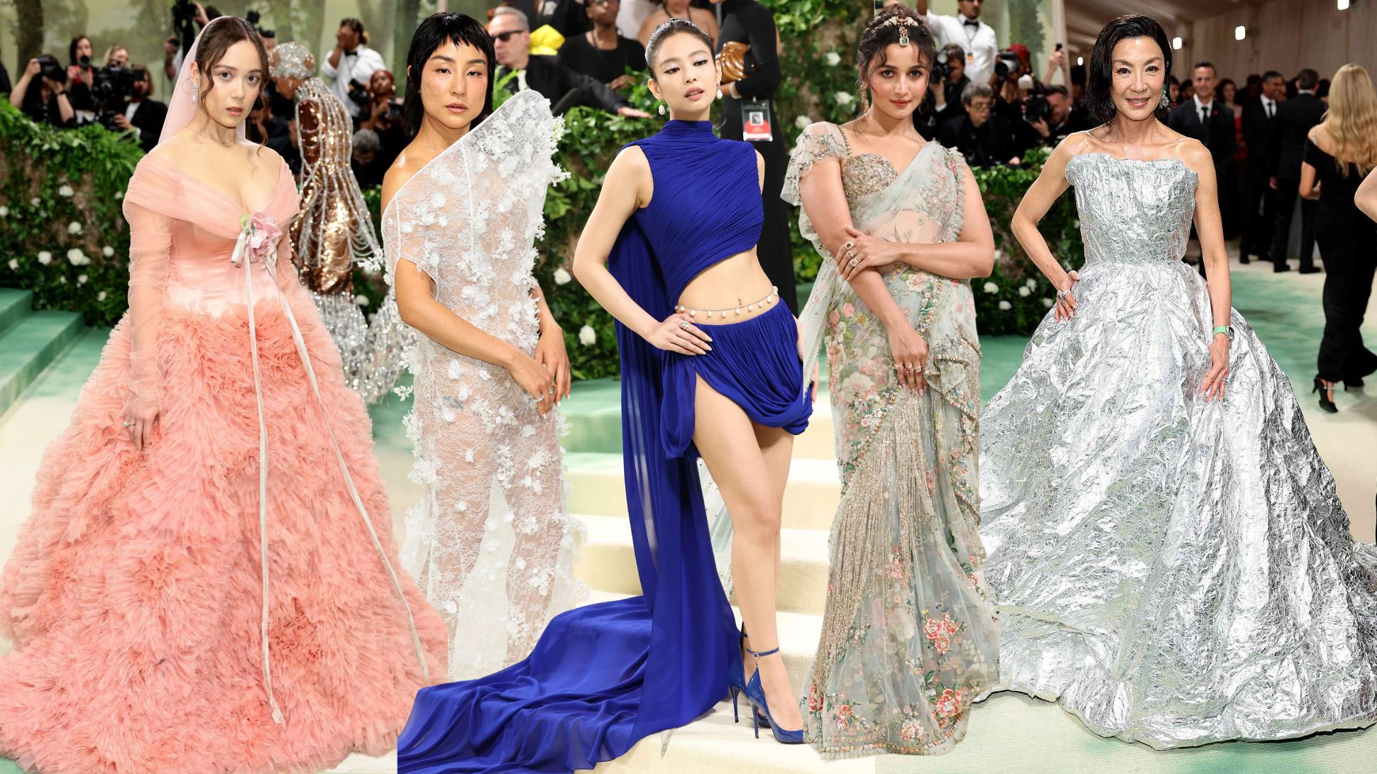 Dàn sao châu Á chiếm sóng Met Gala 2024: Ai nổi bật giữa khu vườn thời gian?