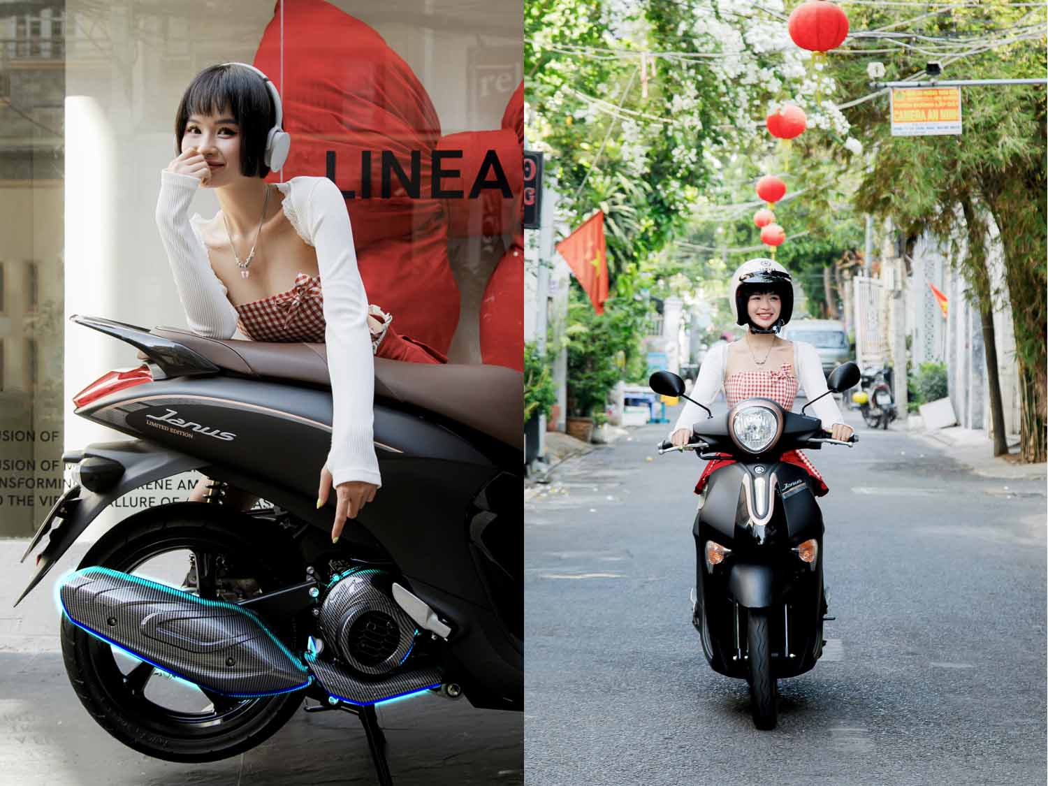 xe yamaha janus với những yếu tố cải tiến cho mùa Hè của GenZ thêm năng động