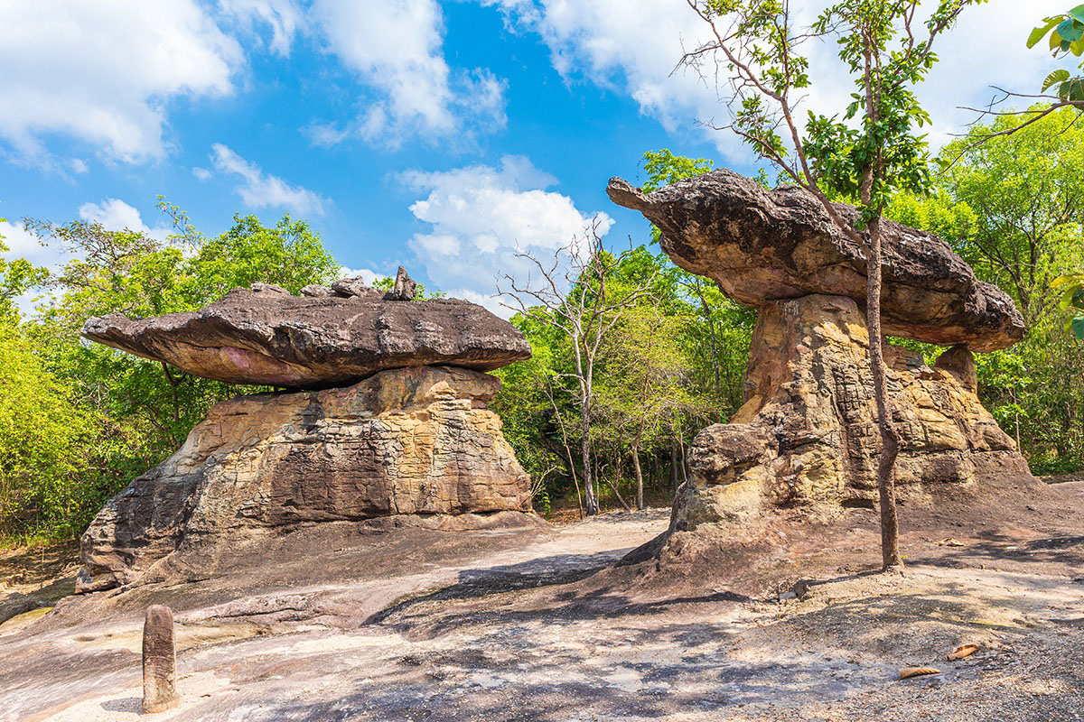 công viên phu pra bat thái lan châu á