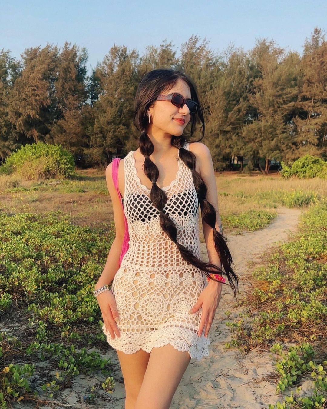 clumsyumsy đầm crochet