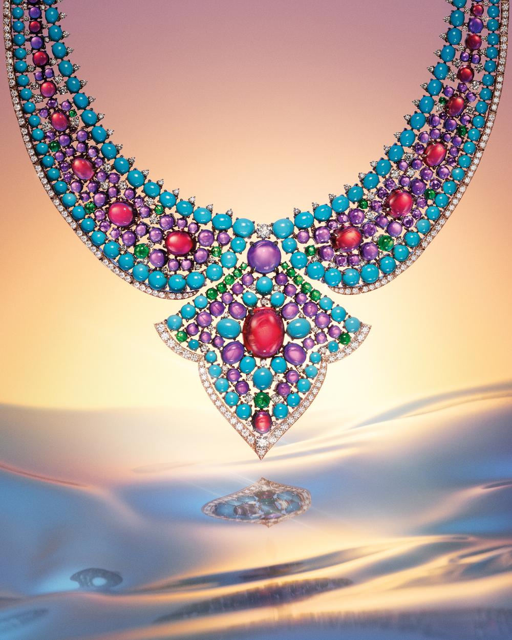Lotus Cabochon bulgari
