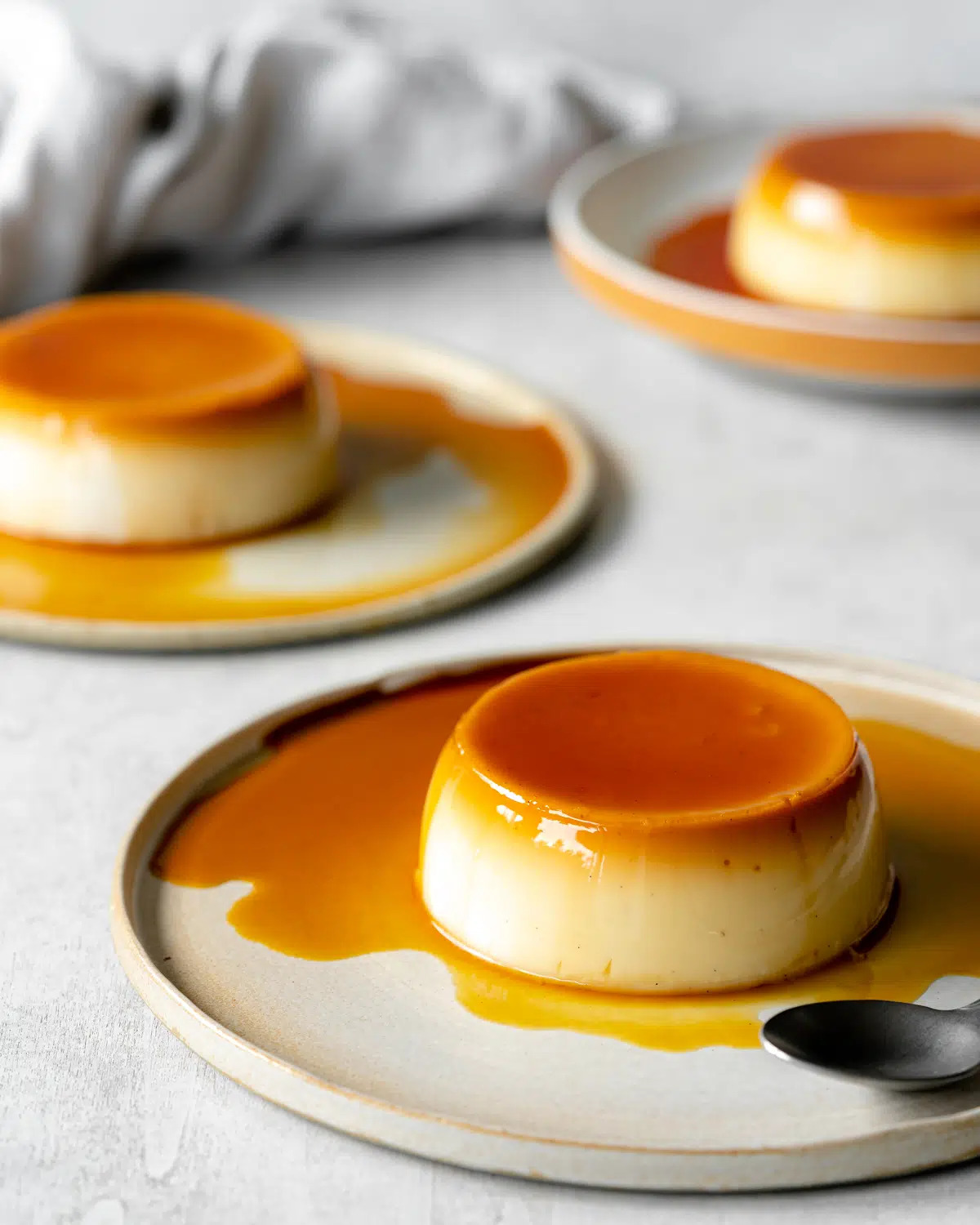 Flan sữa hạt