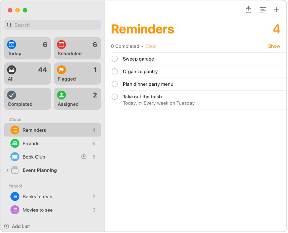 apple reminders
