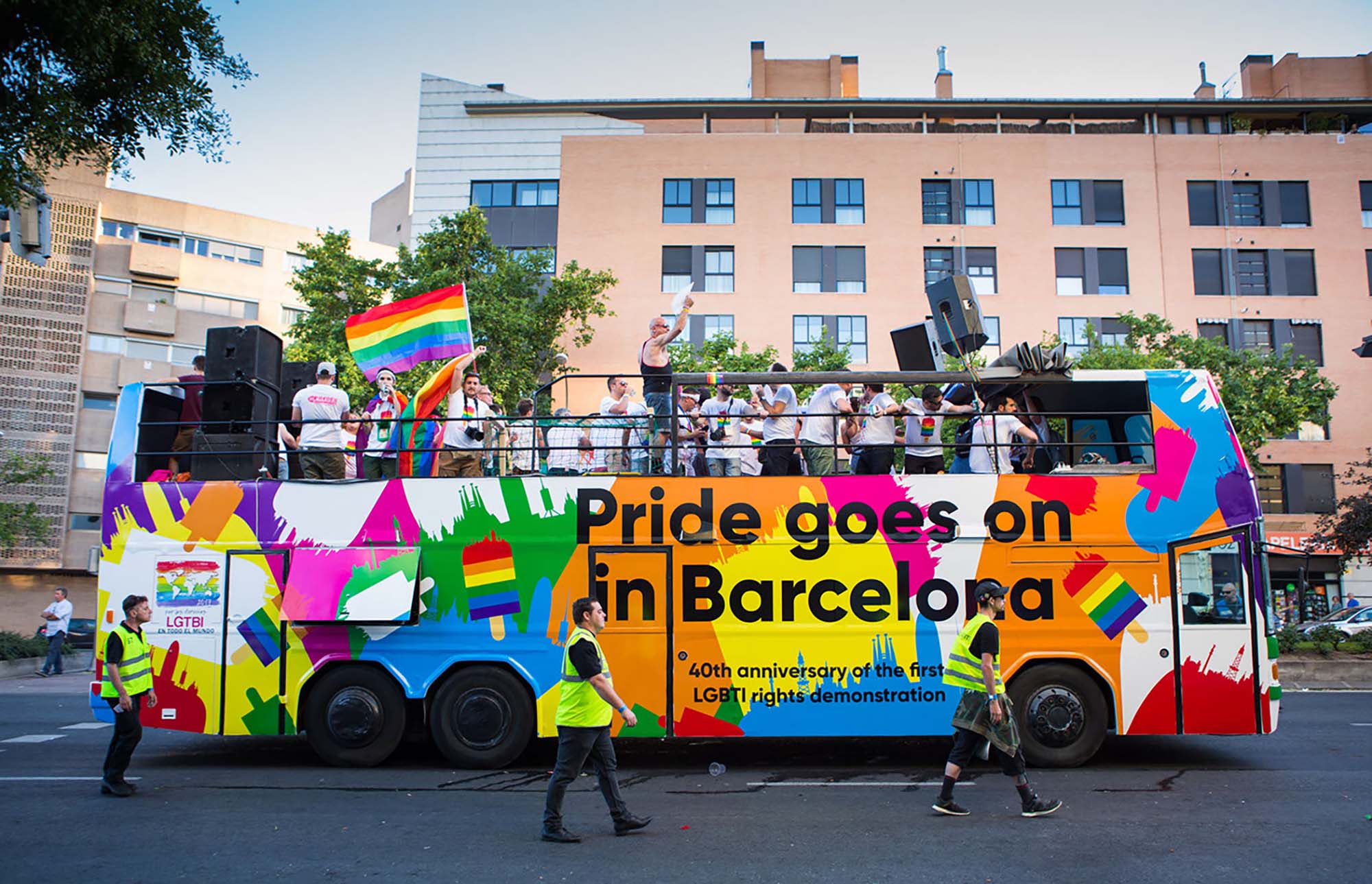 xe buýt ở Barcelona LGBTQ+