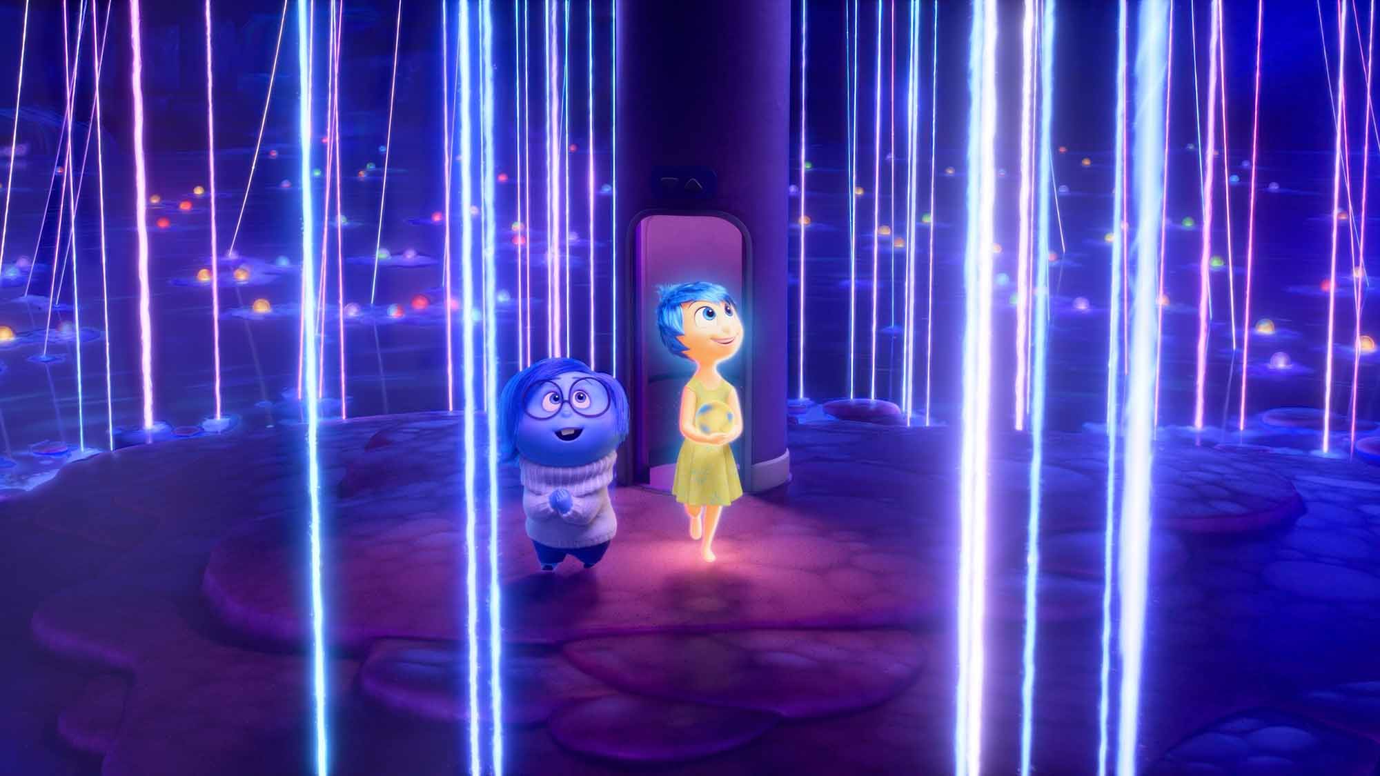 Joy và Sadness trong inside out 2