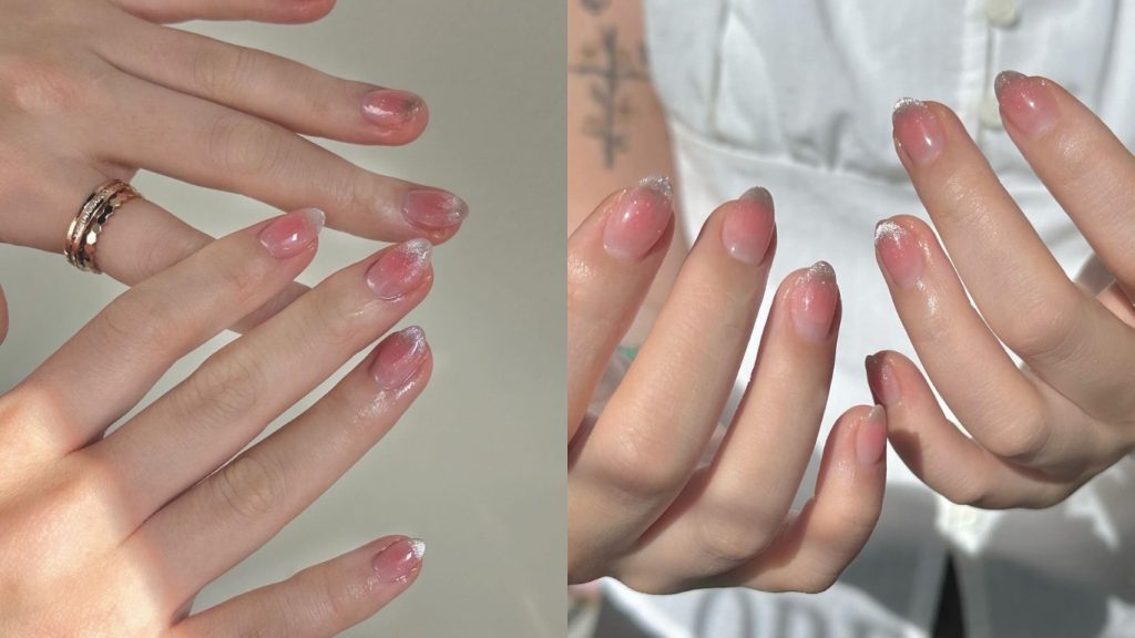 nail vẽ đầu móng kiểu Pháp