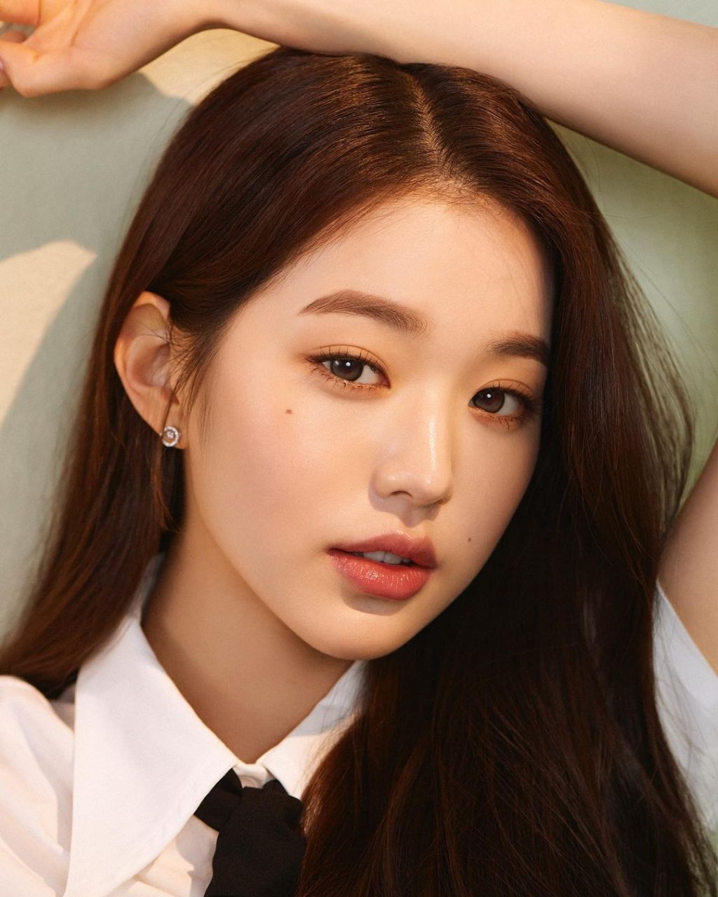jang won young và làn da mịn màng