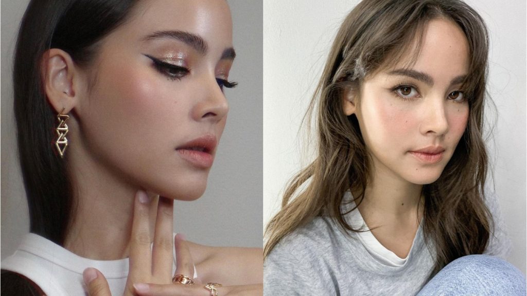 trang điểm kiểu Thái - nữ diễn viên Urassaya Sperbund vẽ chân mày sắc nét