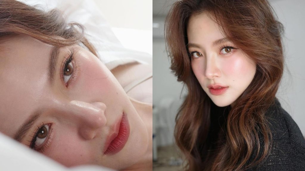 trang điểm kiểu Thái - diễn viên Baifern makeup lớp nền căng bóng