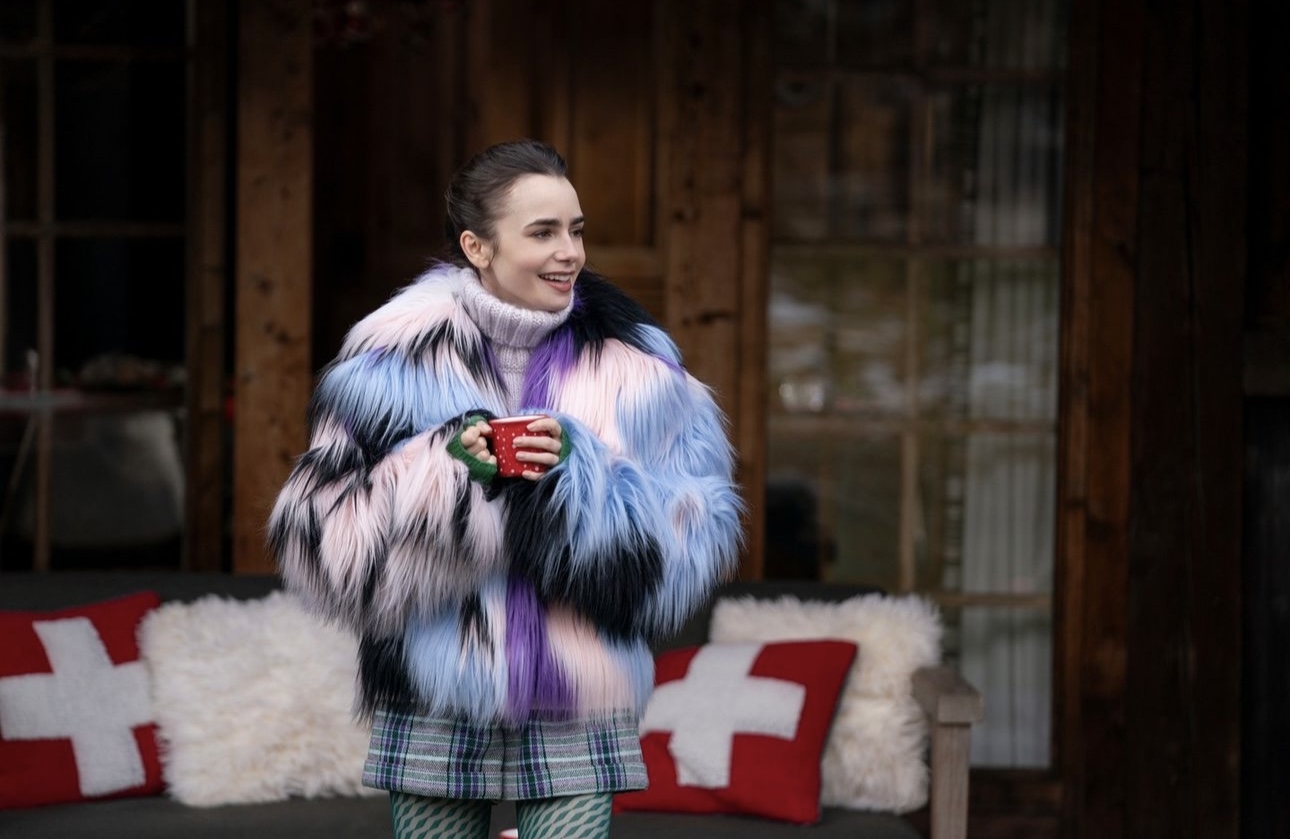 emily in winter outfit