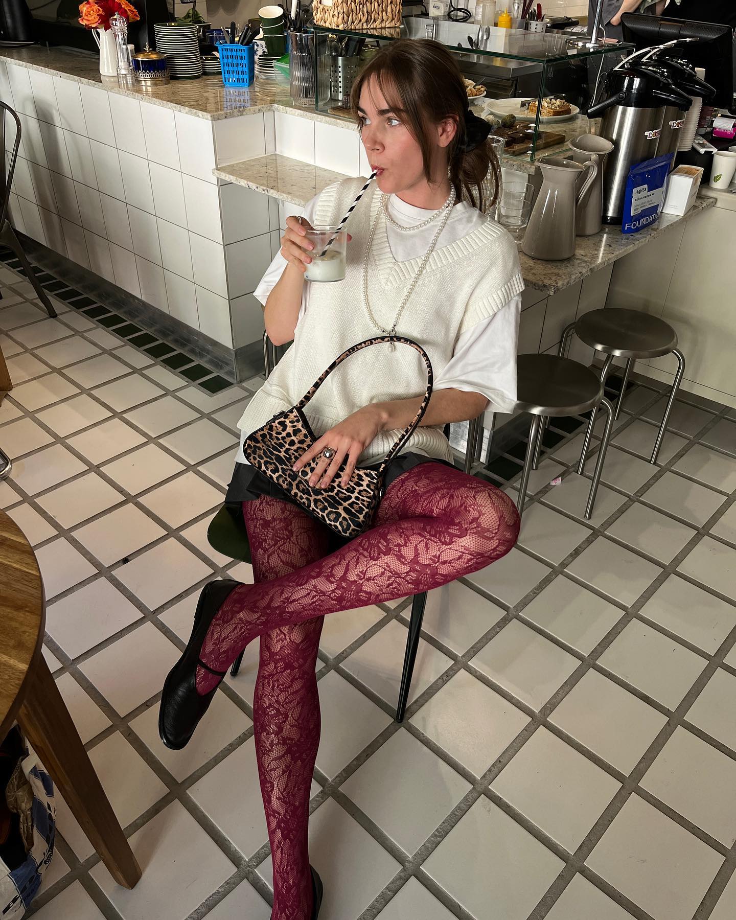 red tights - FW style