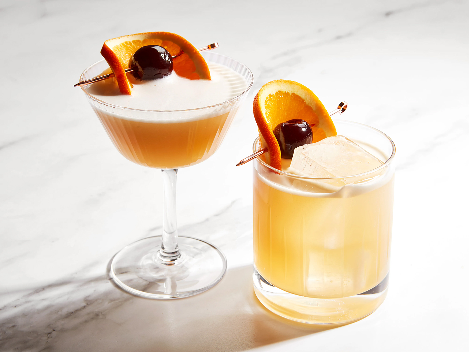 whiskey sour cocktail mùa thu