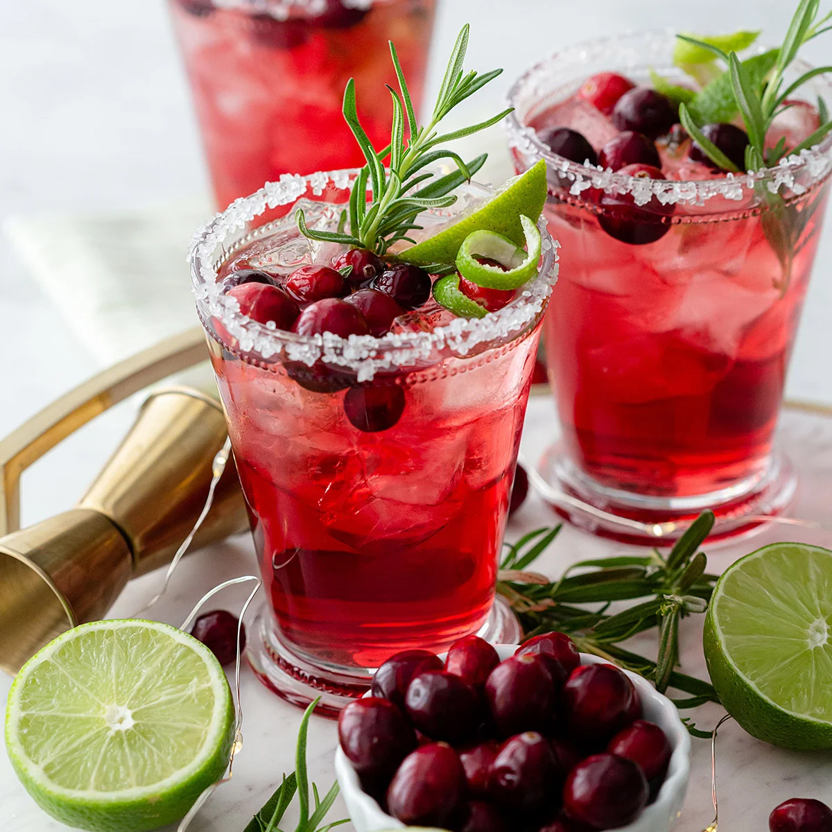 Cranberry Margarita loại cocktail cho mùa lễ hội