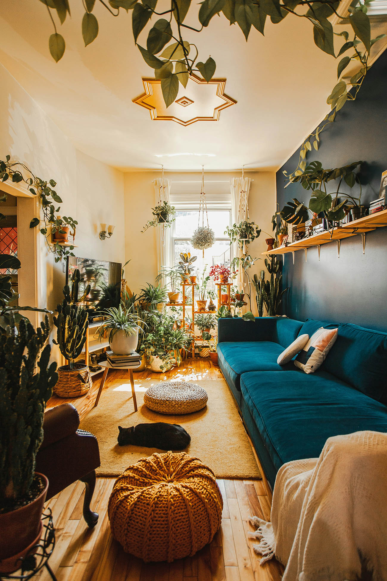 đệm ngồi phong cách boho