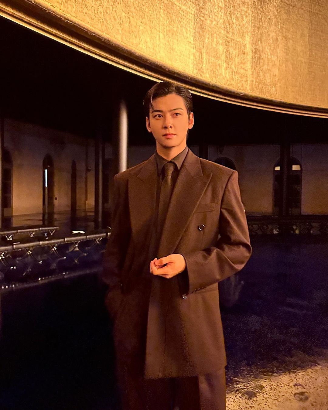 cha eun woo tại tuần lễ thời trang 2025