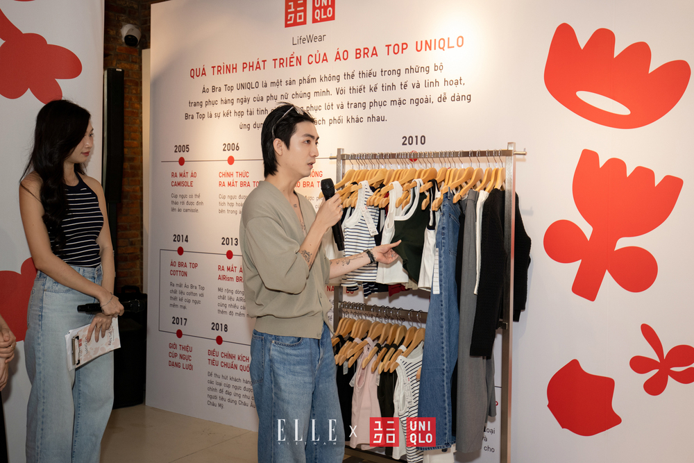 bộ sưu tập bra top uniqlo