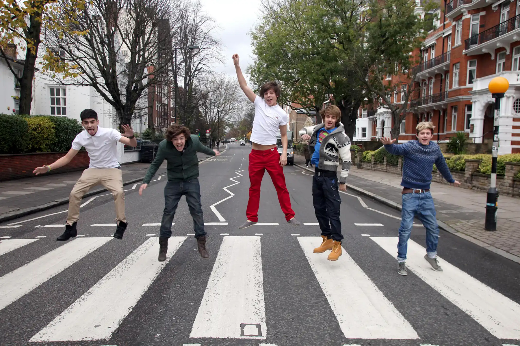 liam payne va one direction tai abbey road
