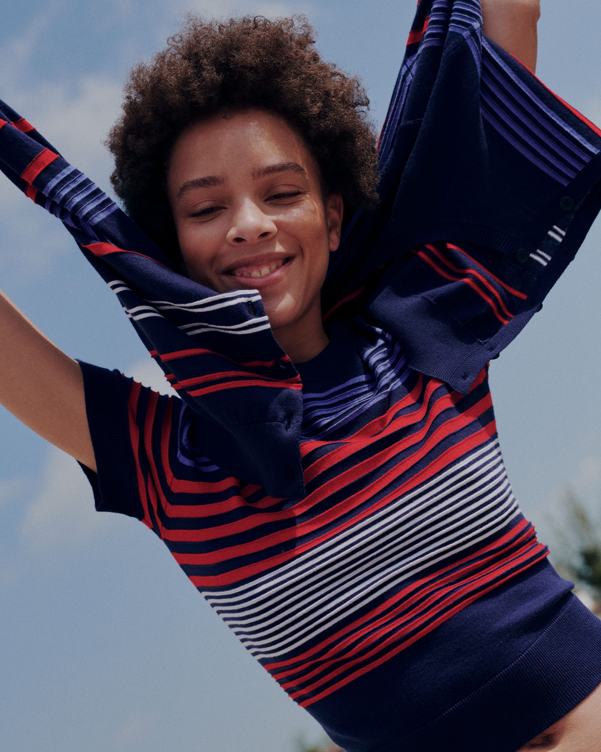bản phối kẻ sọc thương hiệu United Colors of Benetton
