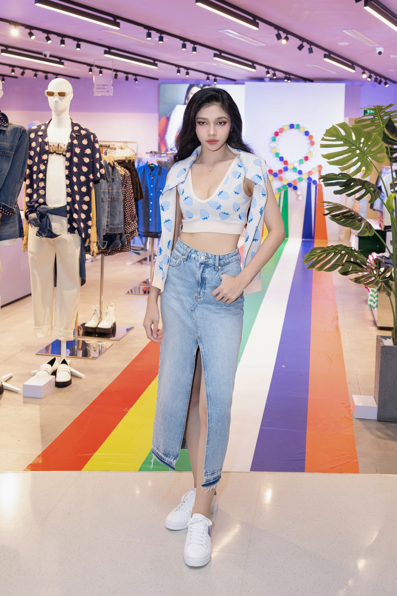 bản phối denim của thương hiệu Ý