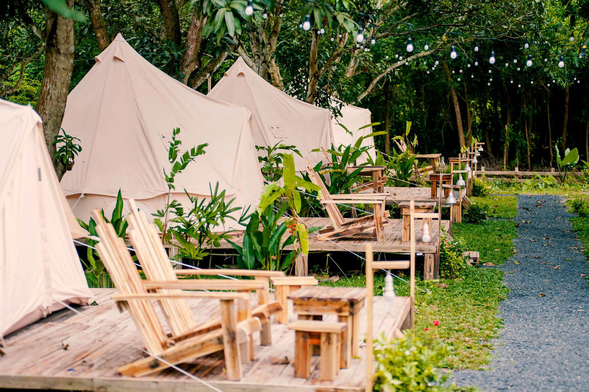 địa điểm cắm trại glamping