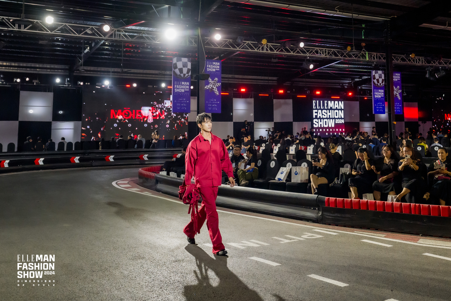võ cảnh môi điên elleman fashion show 2024